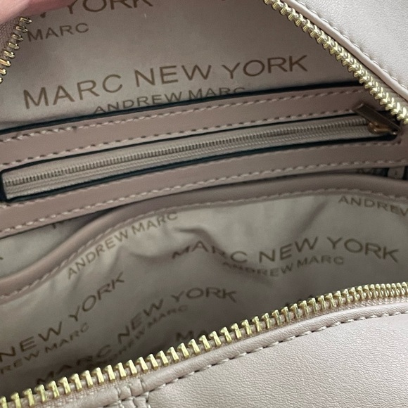 Marc New York Andrew Marc Light Pink Leather Backpack Purse NEW - Picture 8 of 10